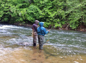 Trout Fishing Couple