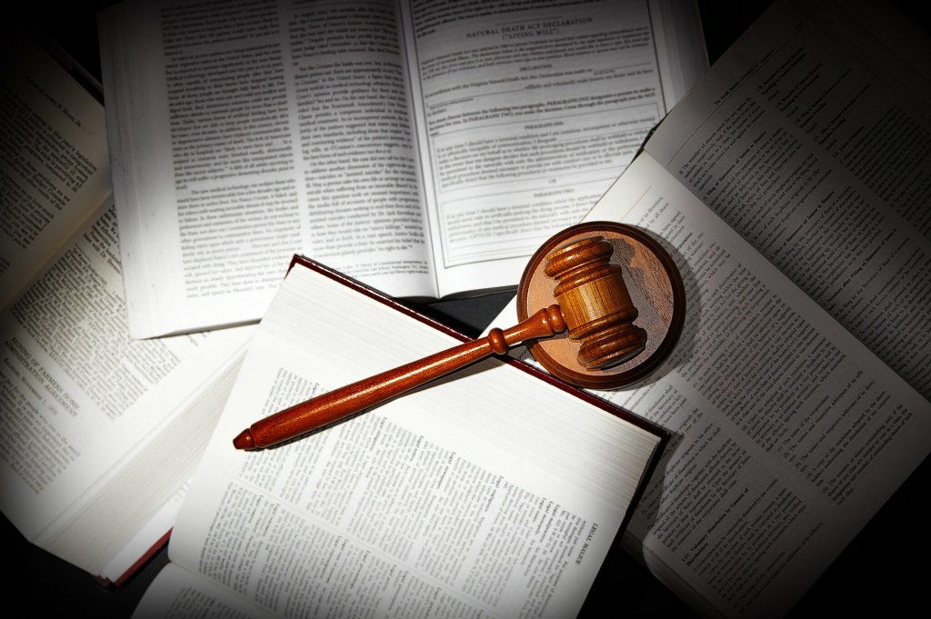 Law books