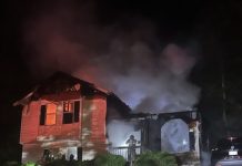 And then there were four: Late-night fire Monday destroys 2-story house