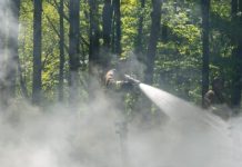 Quick action by White Co. firefighters may have prevented wildfire