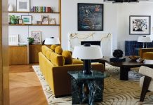 How This Designer Reimagined a Former London Convent With Mustard Mohair, Marble, and Bold Contemporary Art