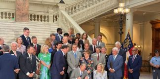 Kemp signs legislation to cut income taxes and reduce homeowner property tax increases